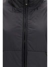 short padded jacket in water repellent canvas