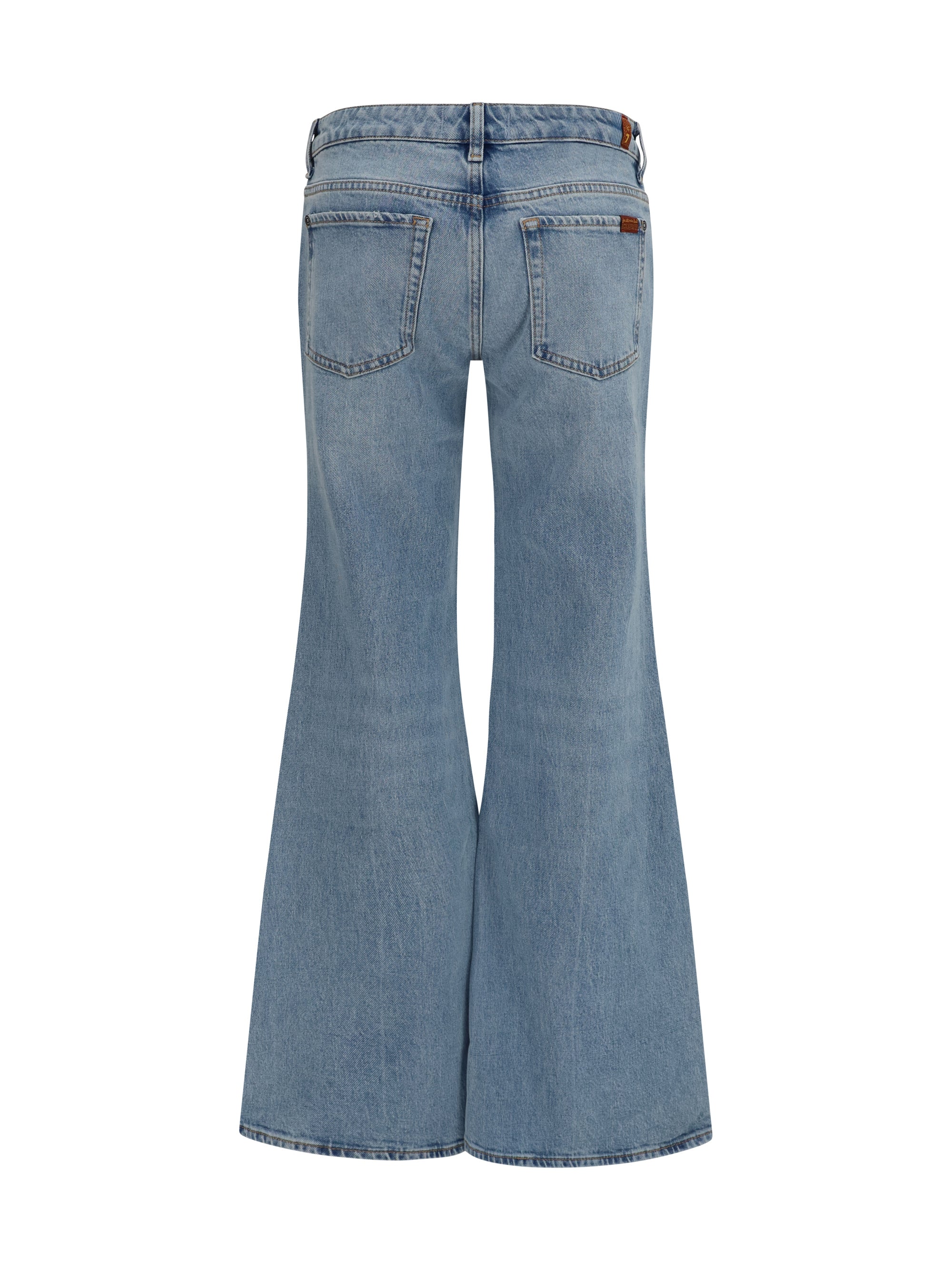 7FOR 24 low-rise five-pocket jeans