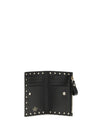 rockstud zip card holder