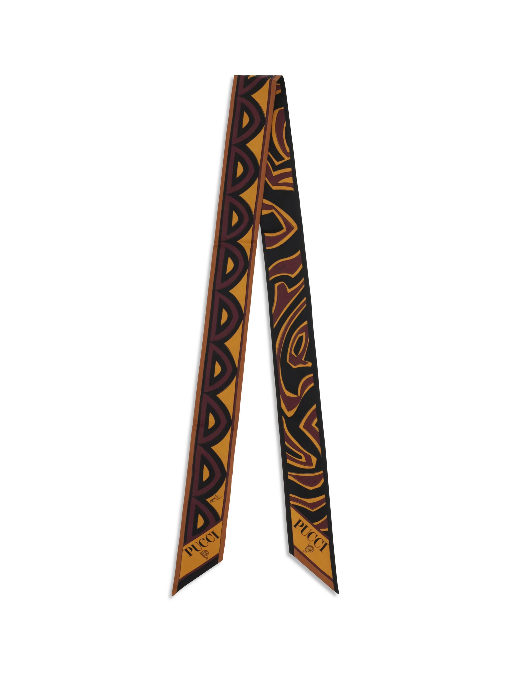 PUCCI OS silk twill scarf
