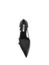 side-cut leather pumps