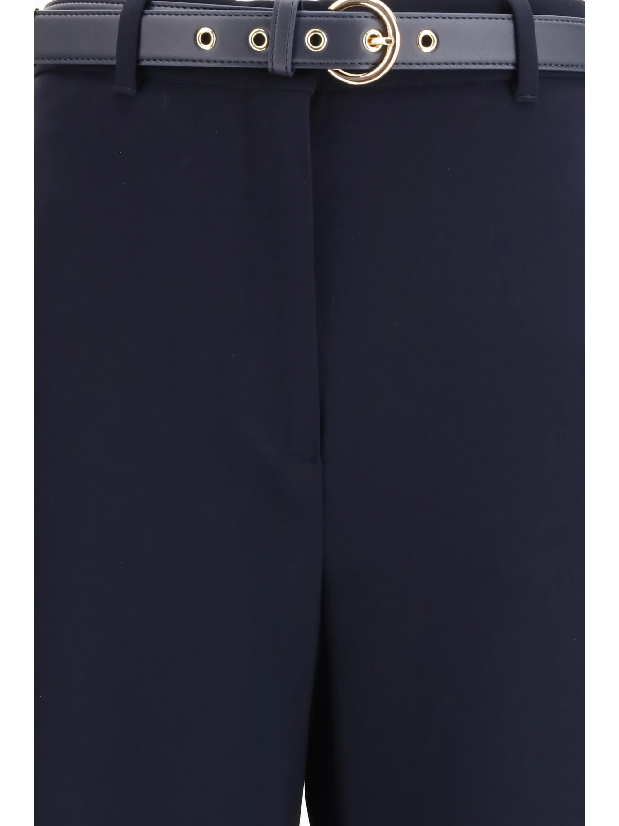 elegant pants with belt