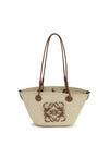 small anagram basket shoulder bag
