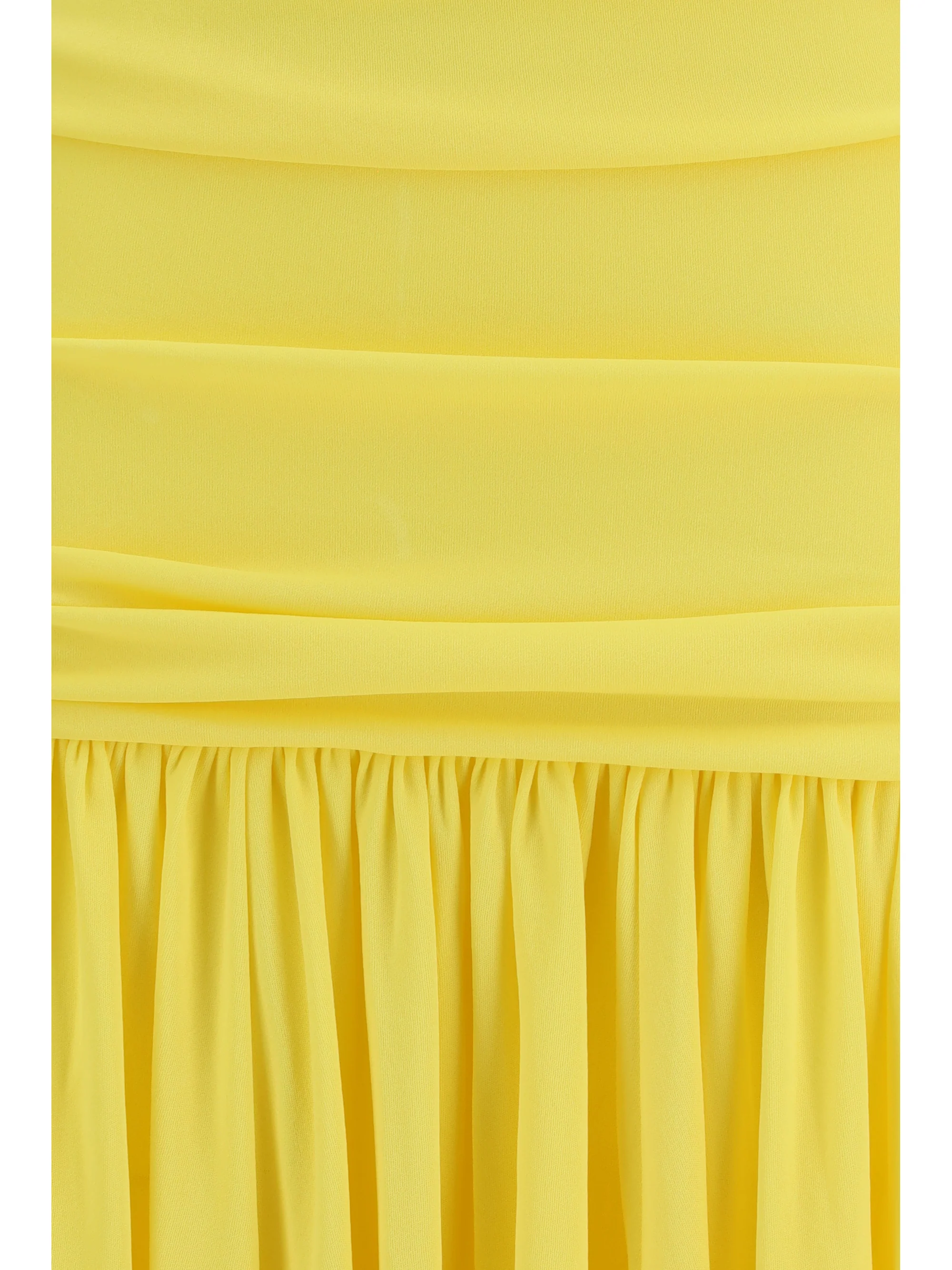 pleated midi dress