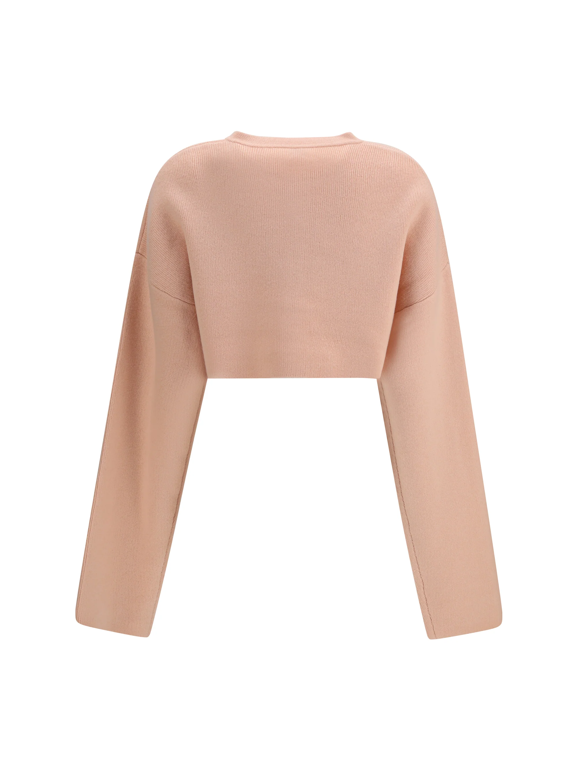TOTEME S cropped crewneck cardigan with button fastening 