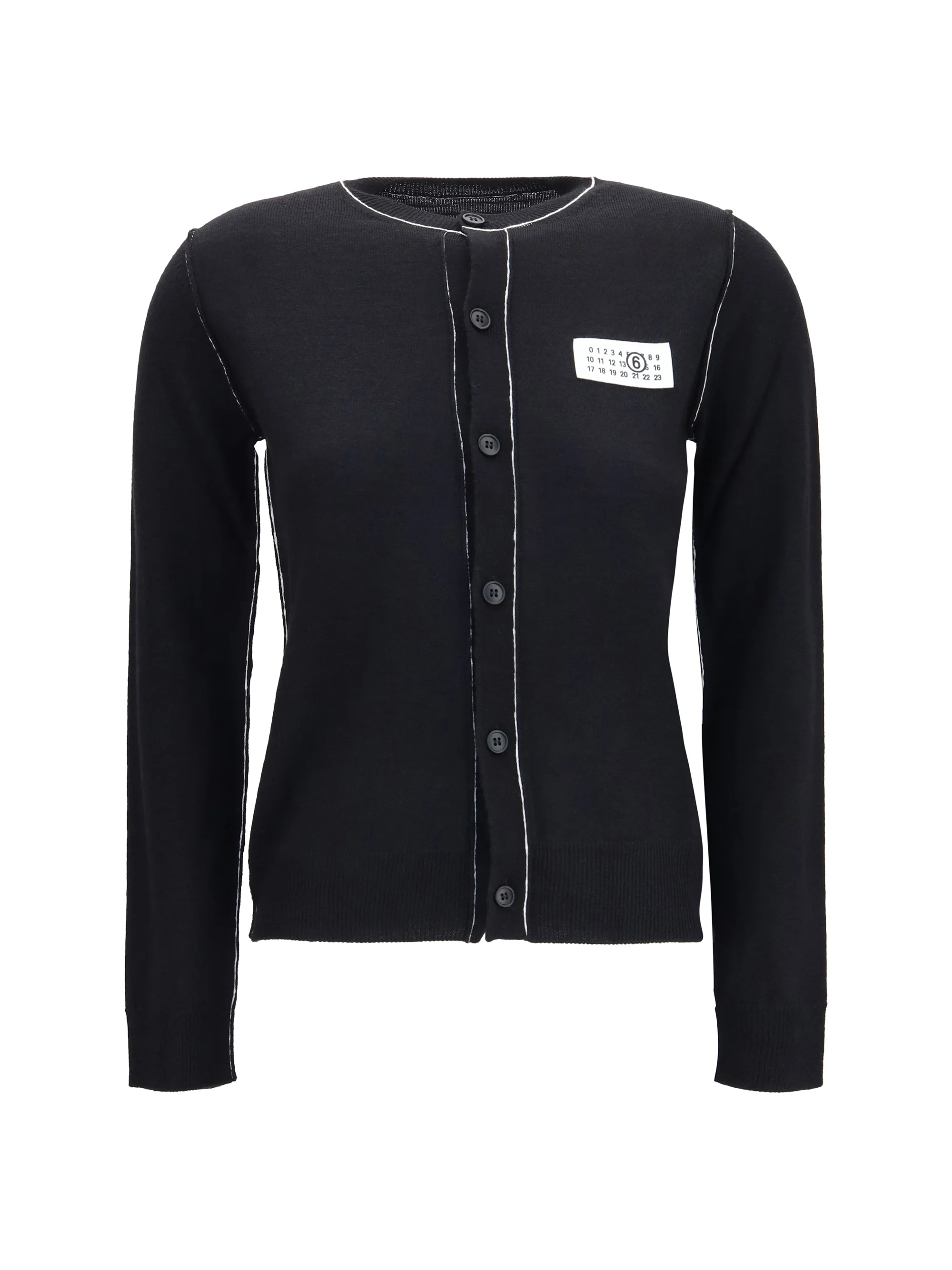 wool blend button cardigan