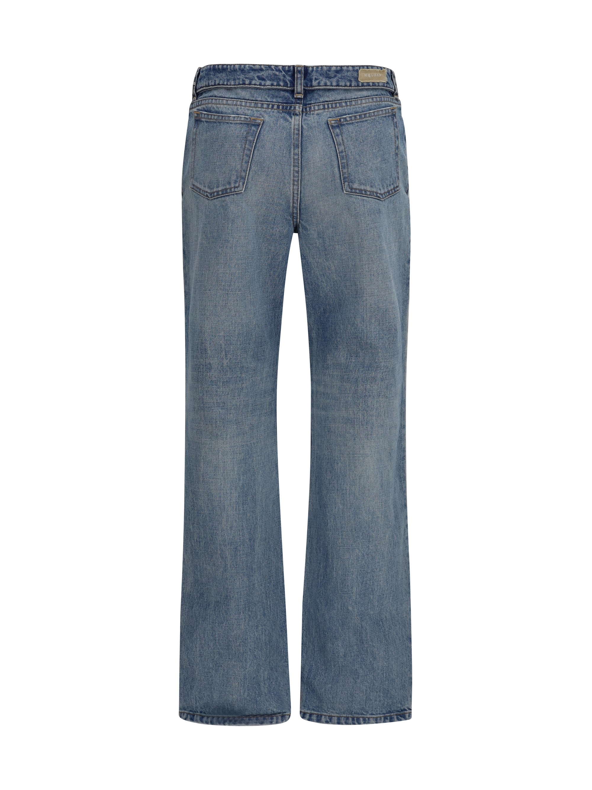 faded pure cotton jeans