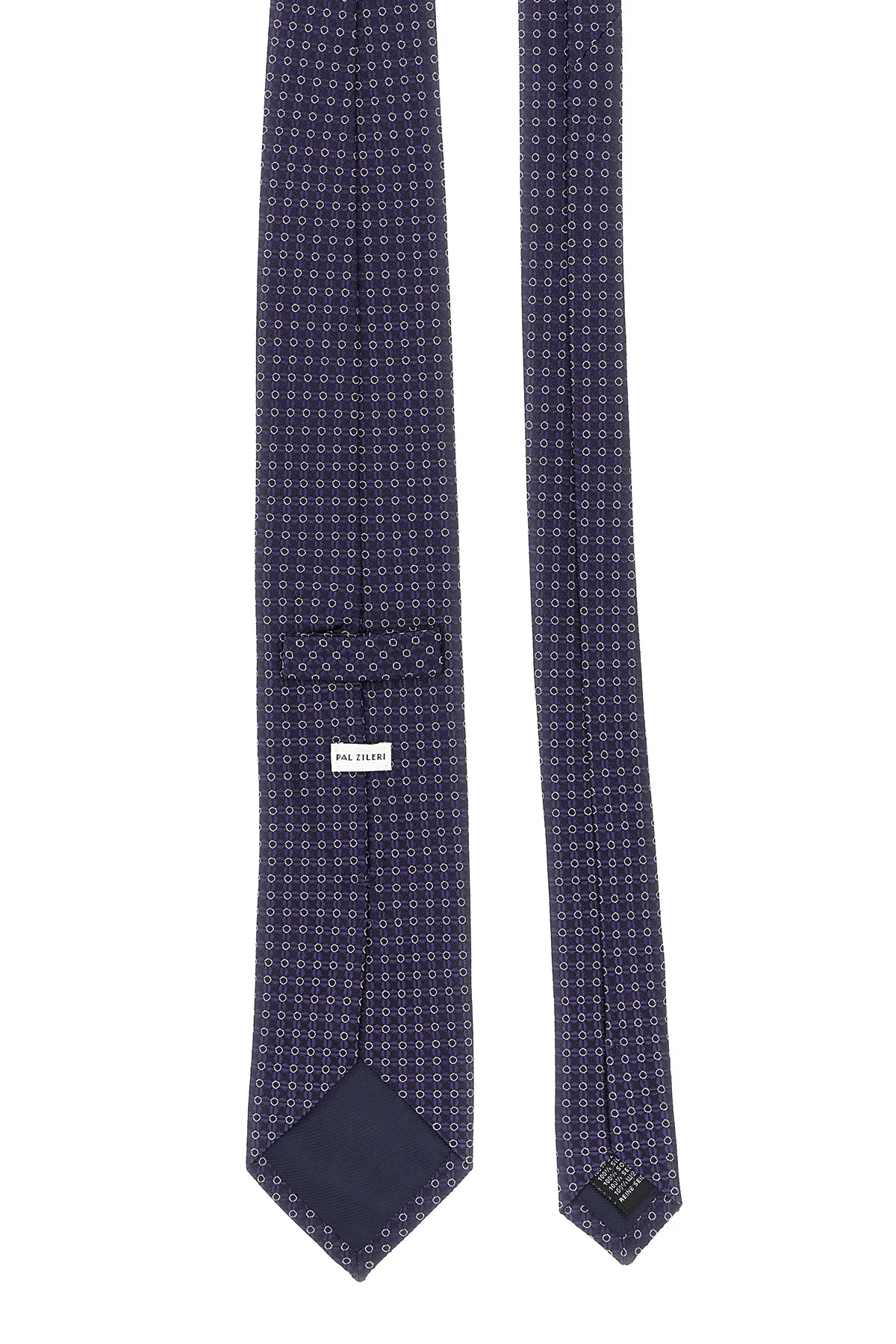 PAL ZILERI OS patterned silk jacquard tie
