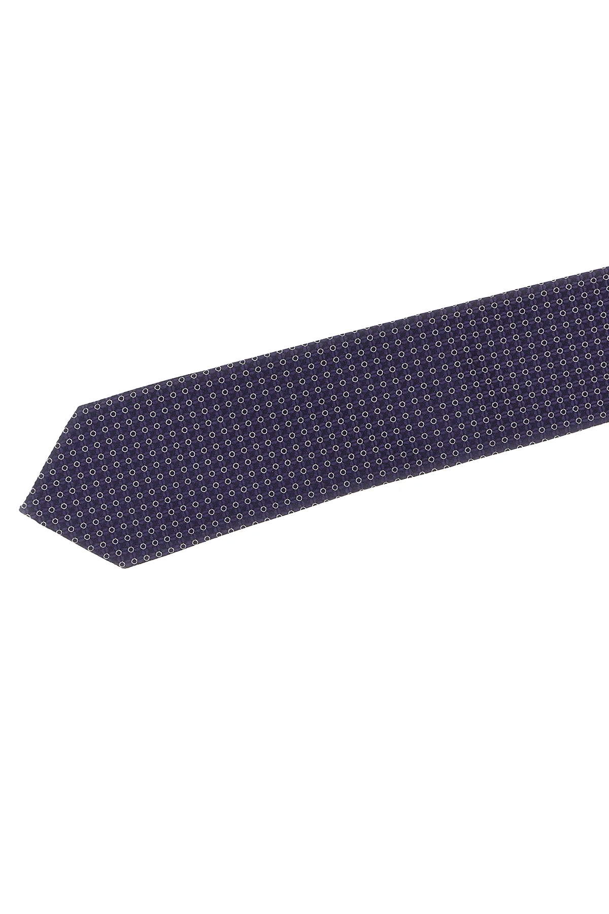 patterned silk jacquard tie