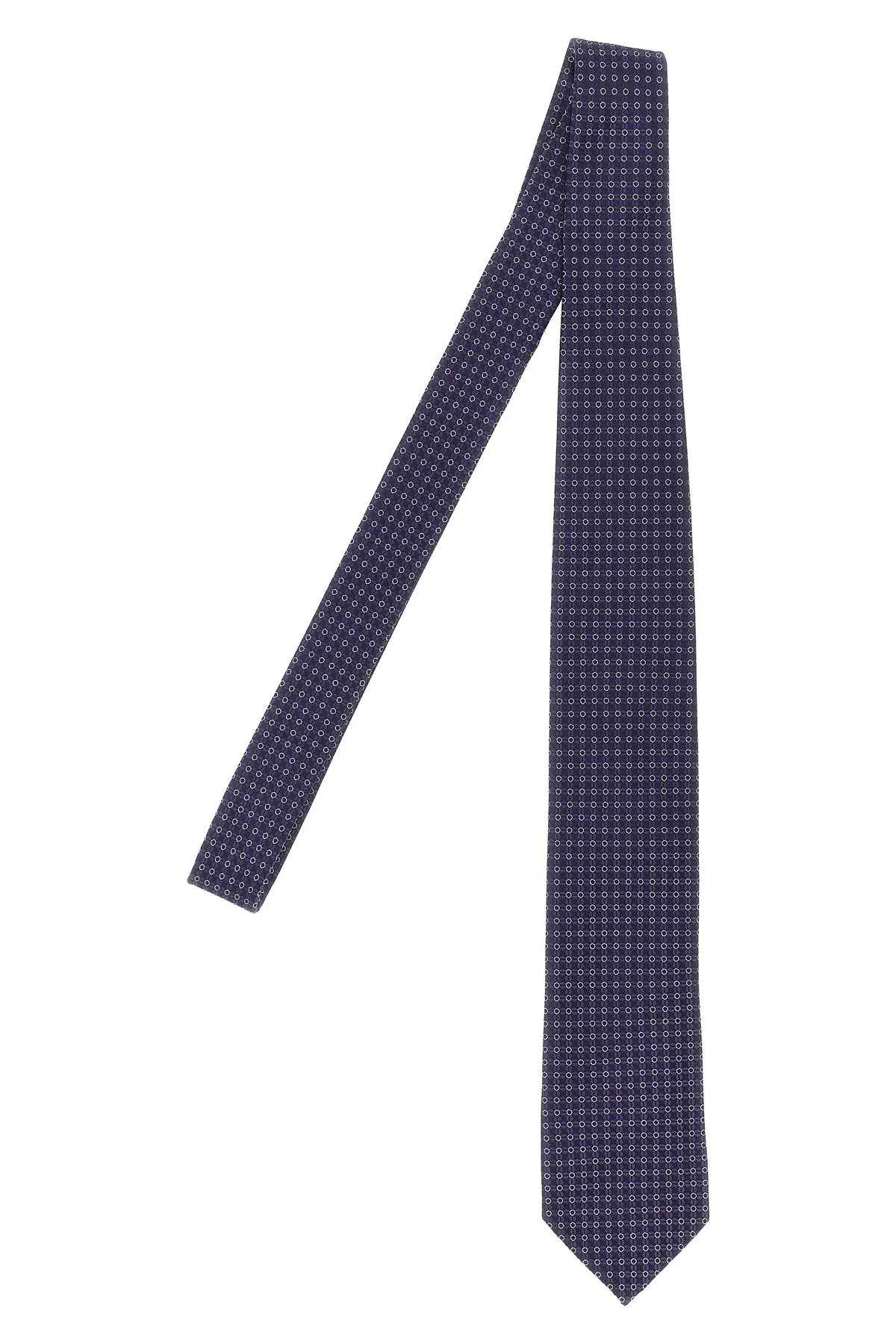 patterned silk jacquard tie