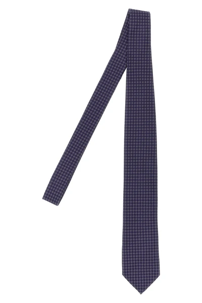 patterned silk jacquard tie