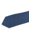 patterned print silk tie