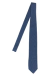 patterned print silk tie