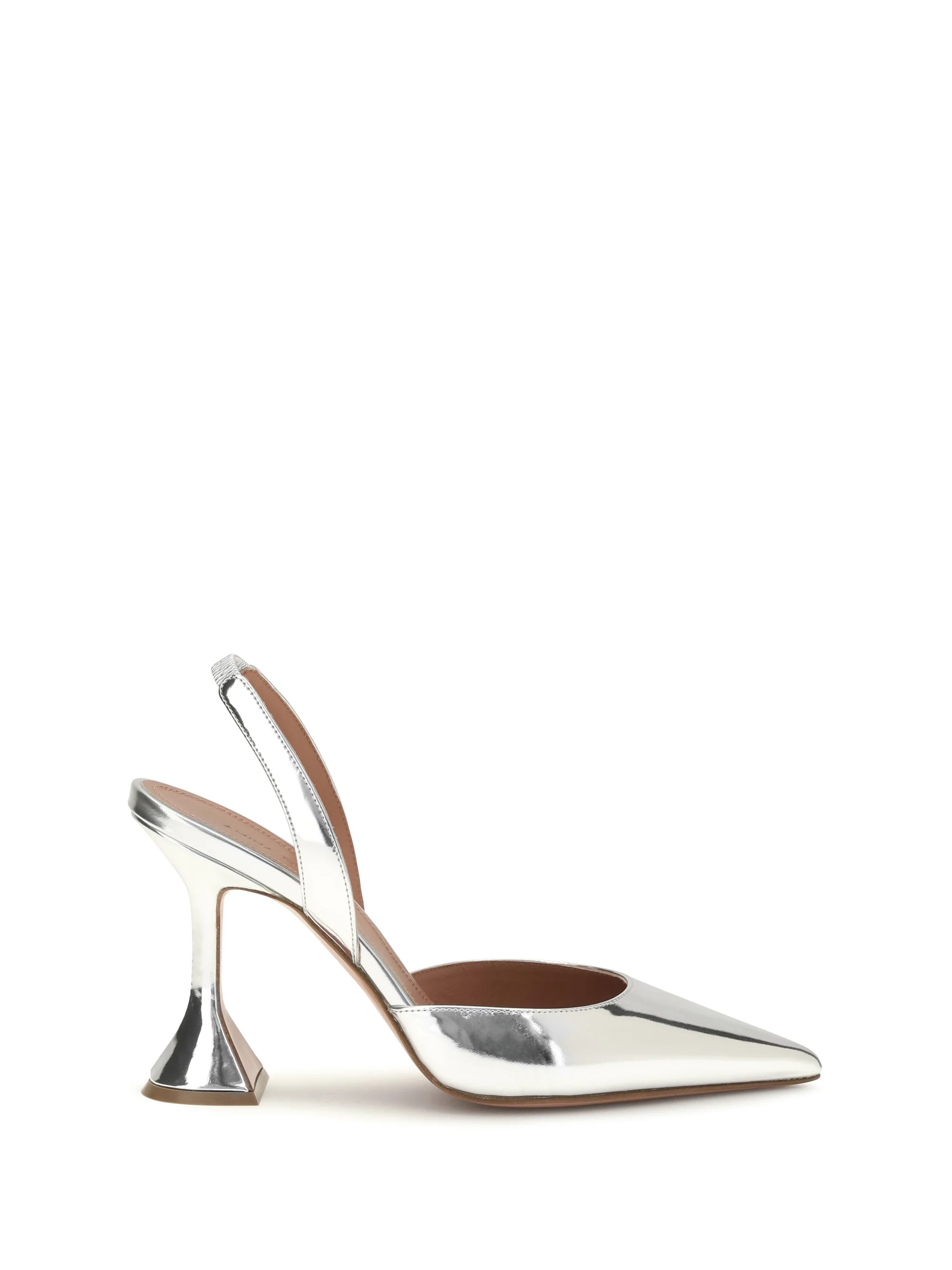 AMINA MUADDI 36 holli mirror-finish slingback pumps