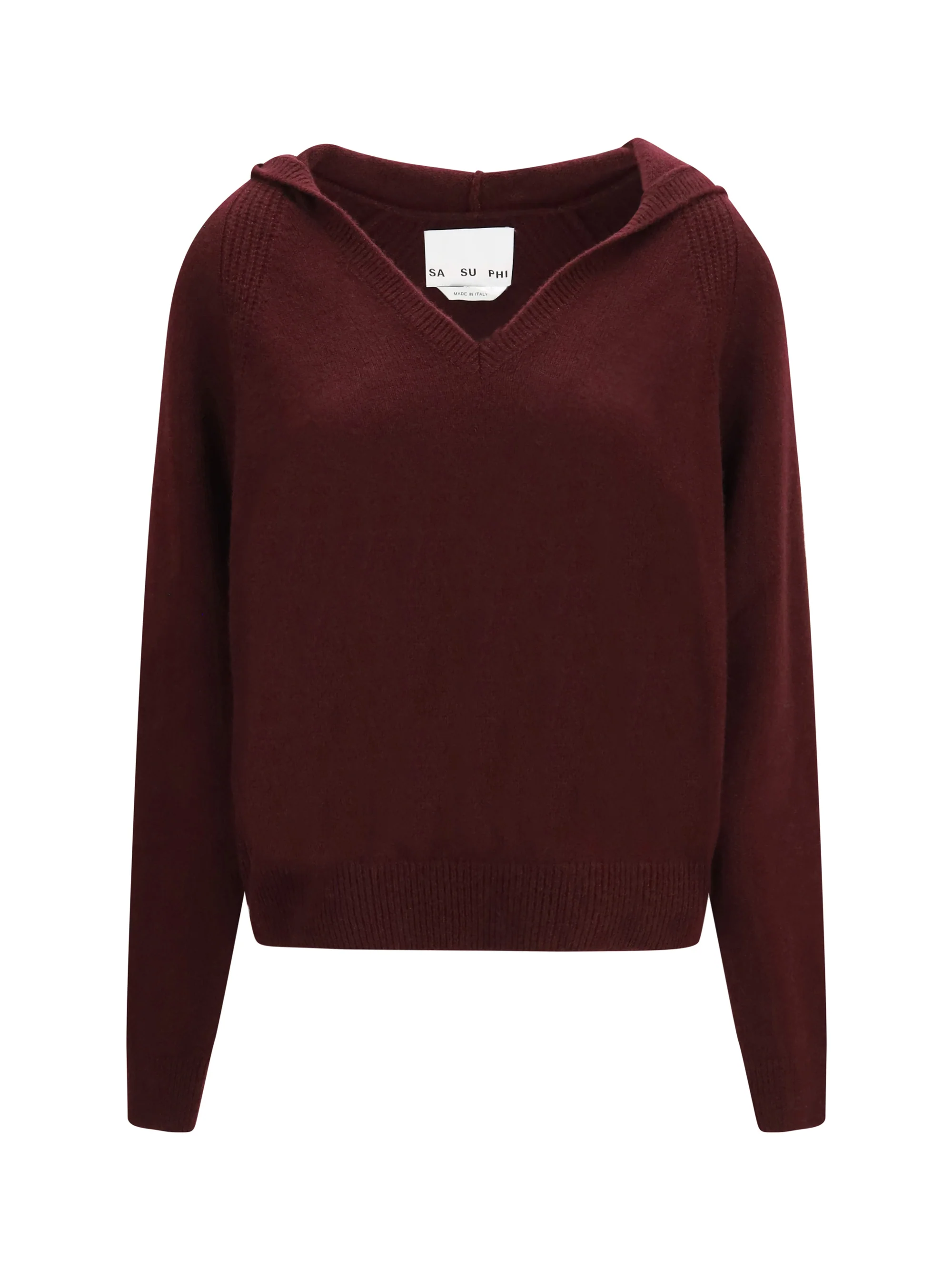SA SU PHI 42 cashmere hooded sweater