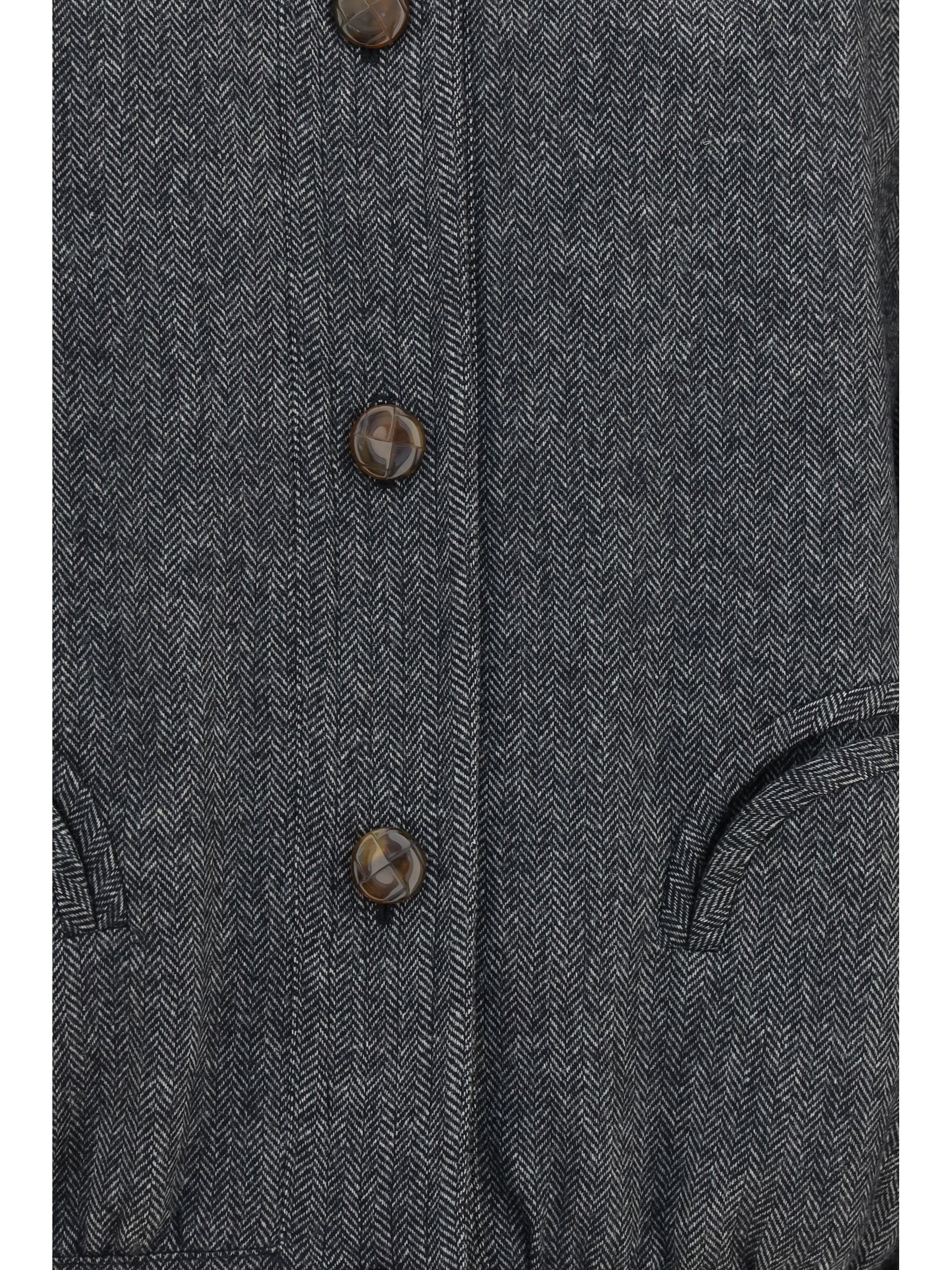coiba herringbone wool blend jacket