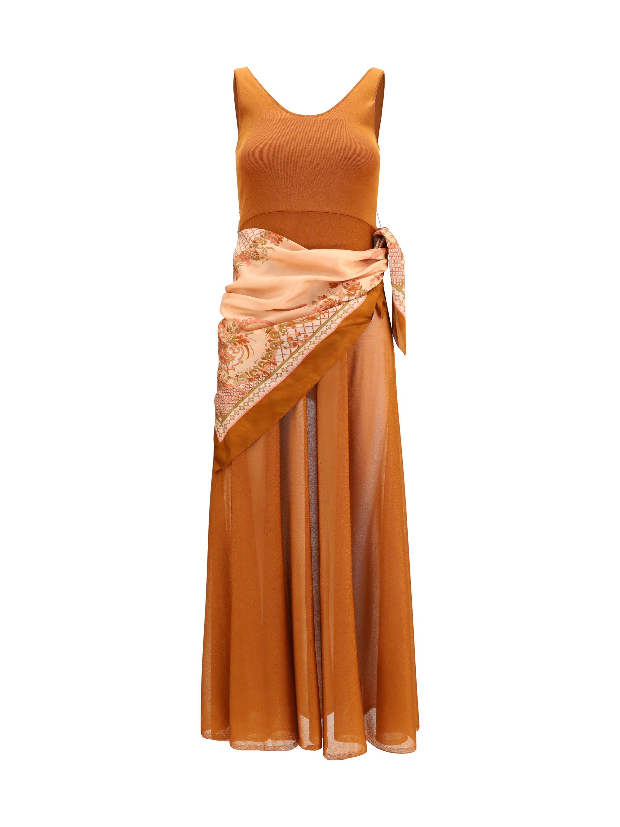 aster scarf maxi dress