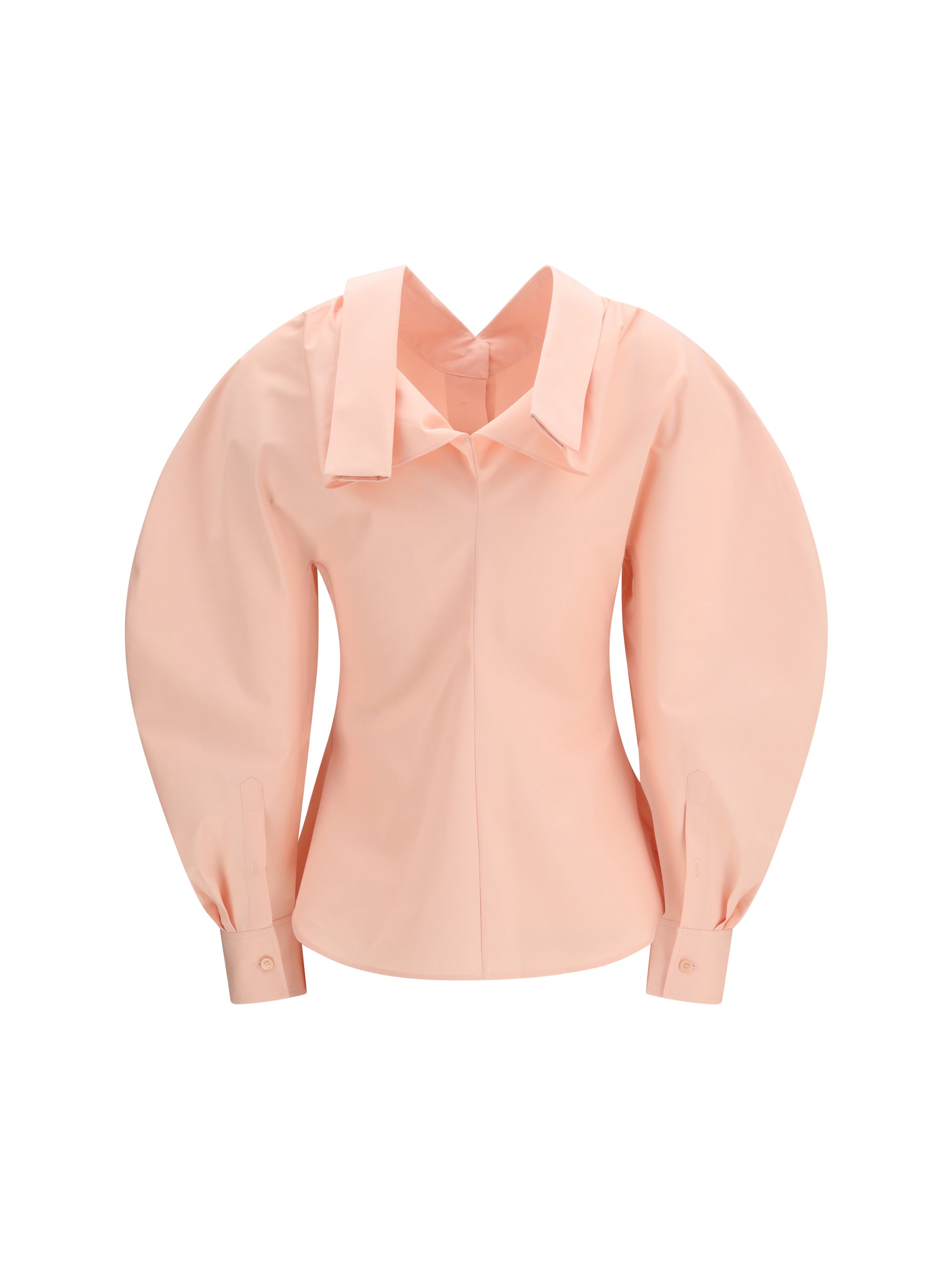 GIVENCHY 38 cut-out cotton poplin shirt 