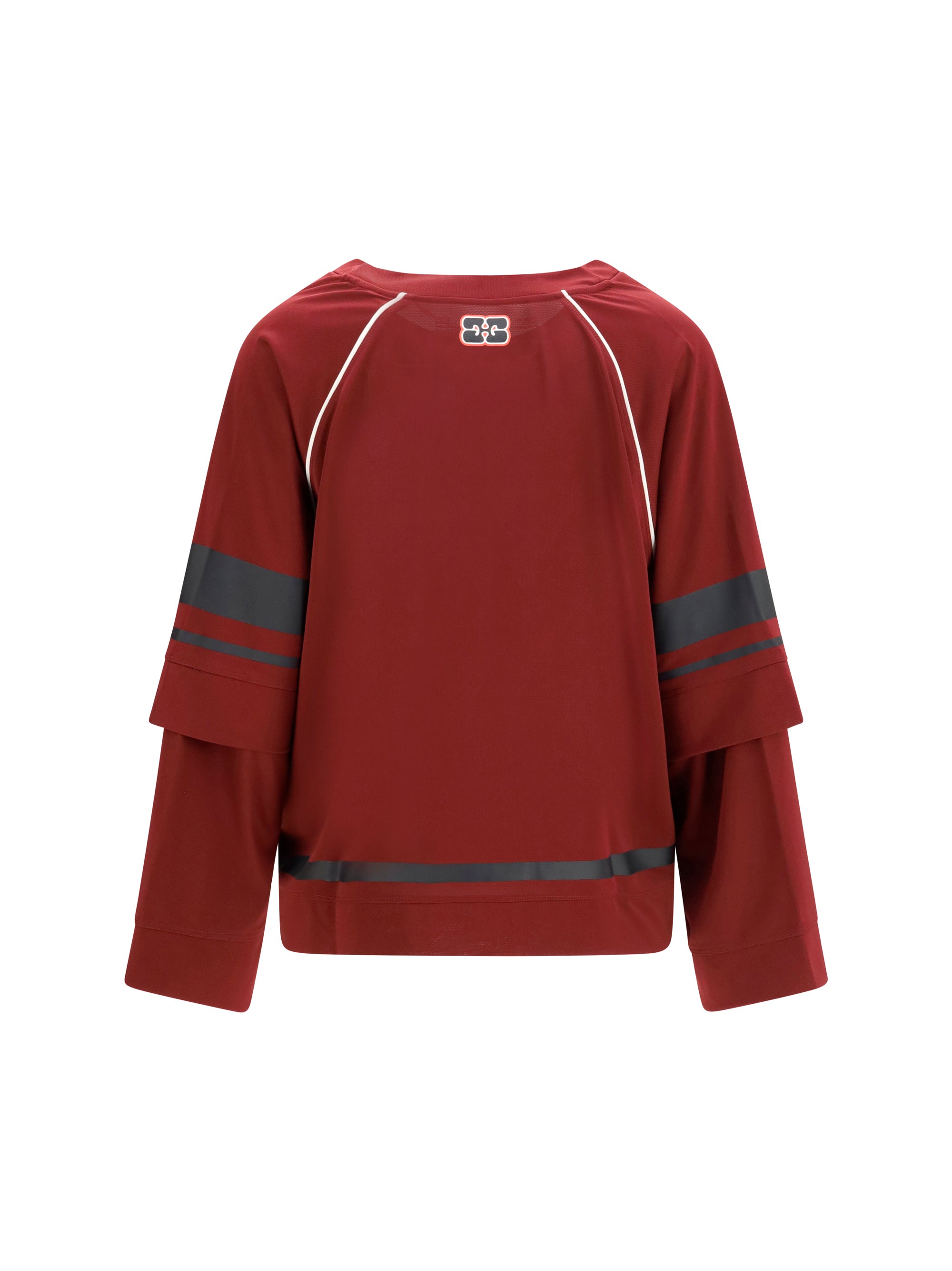 GANNI M-L cocora double-layer long-sleeve t-shirt