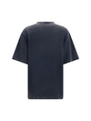 short-sleeve t-shirt with central logo print