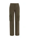 gabardine cargo pants