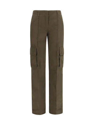 gabardine cargo pants
