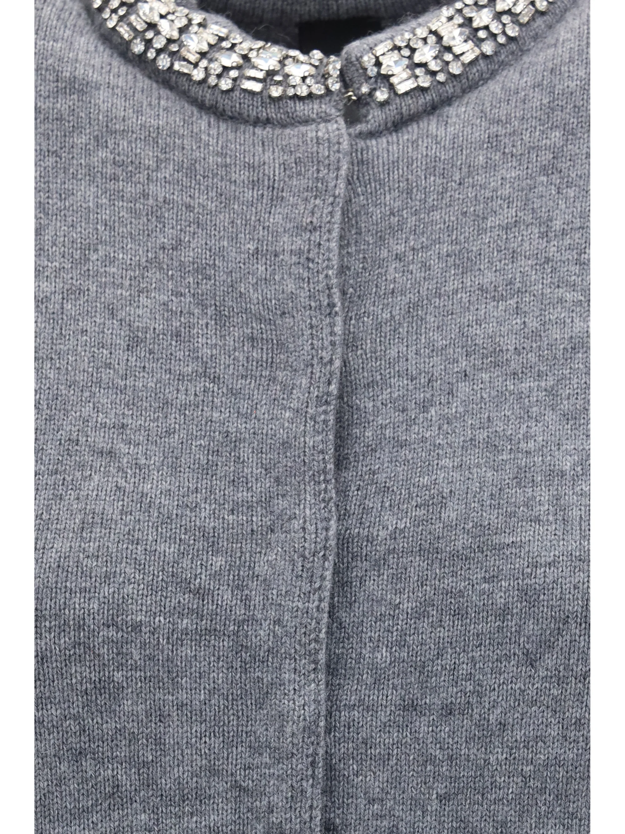 colonia cardigan with jewel collar