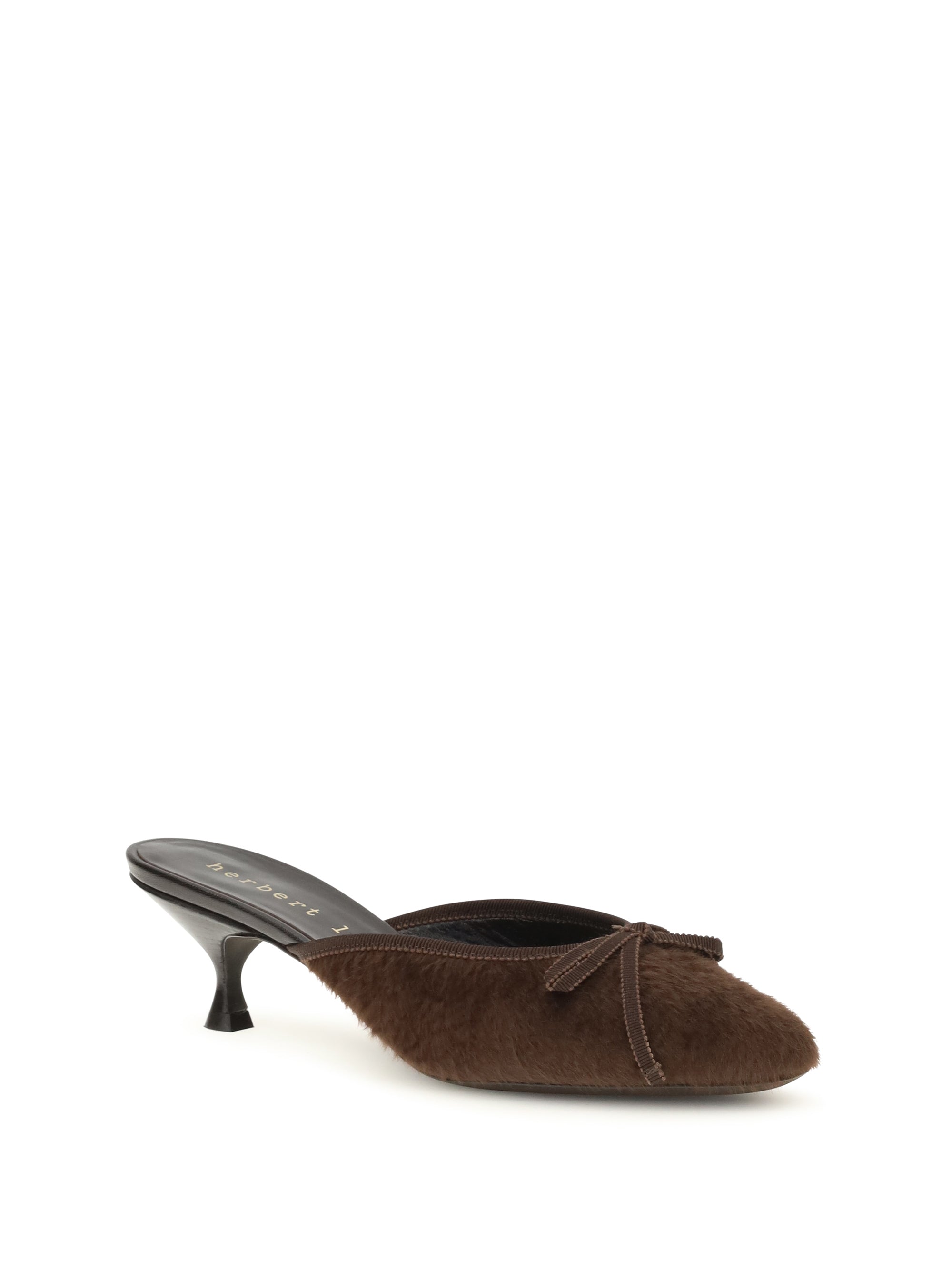 HERBERT LEVINE 36 fur sandals