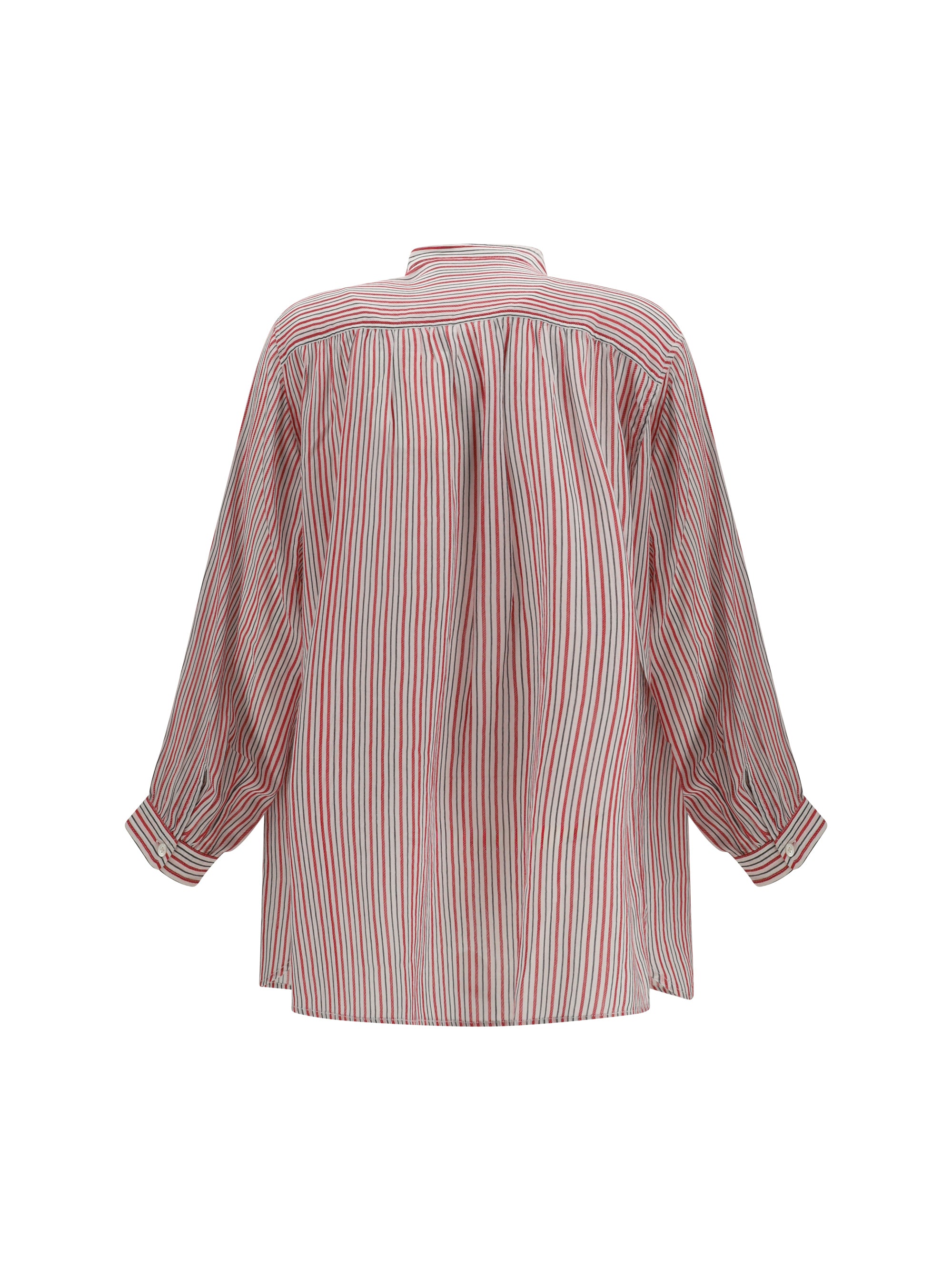 MARANT ETOILE 36 sapha striped cotton voile shirt