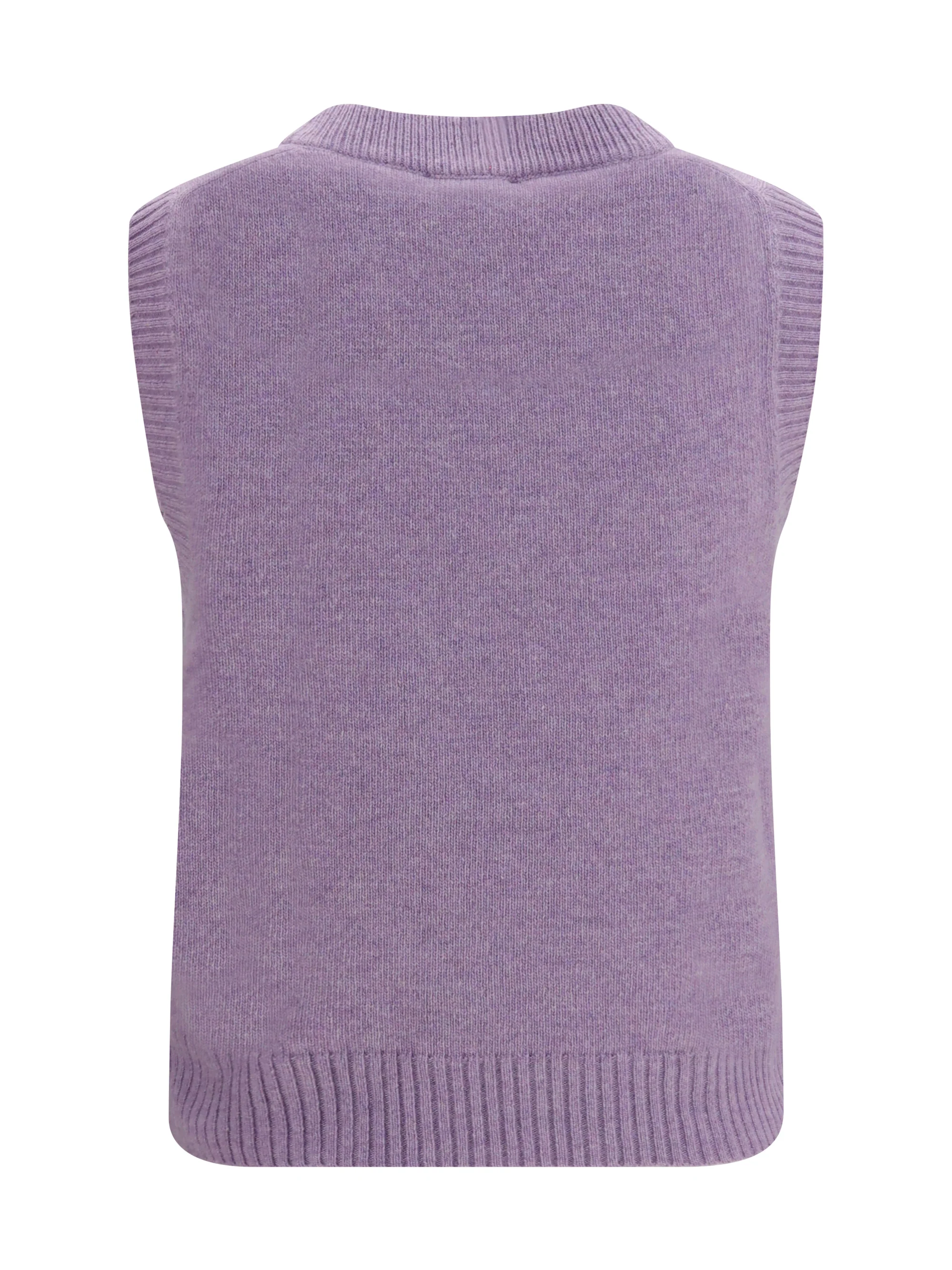 teddy alpaca and wool-blend vest