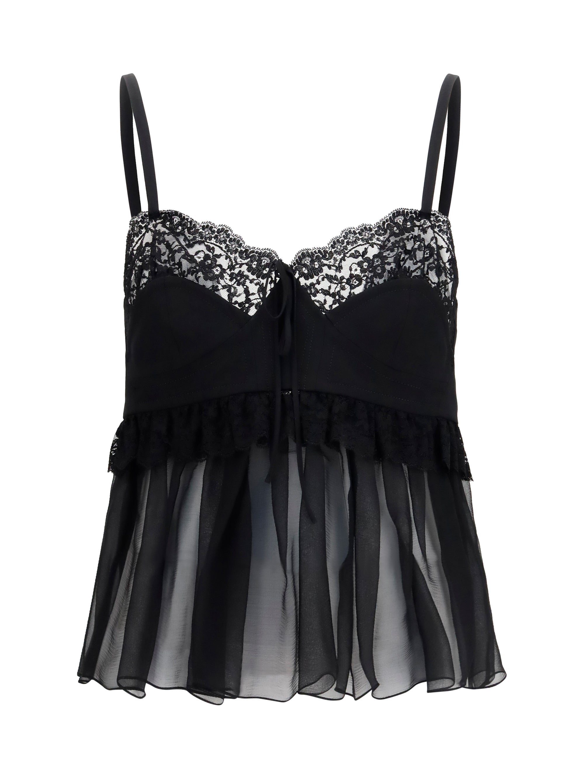 CHLOÉ 36 crêpe de chine camisole top