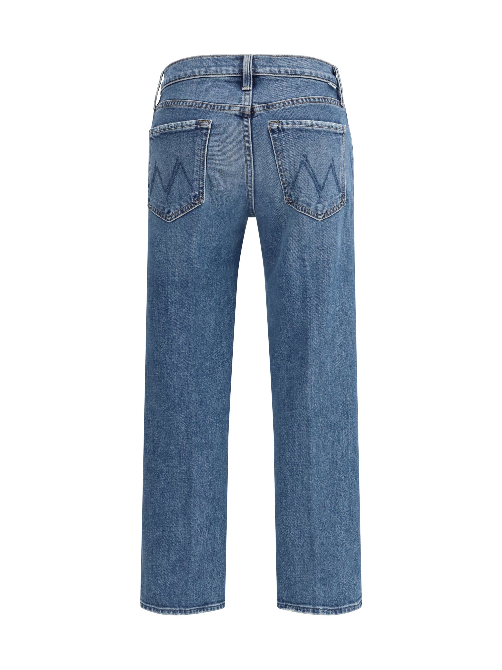 MOTHER DENIM 25 mid rise rambler zip ankle fray jeans 