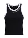 cropped sleeveless tank top