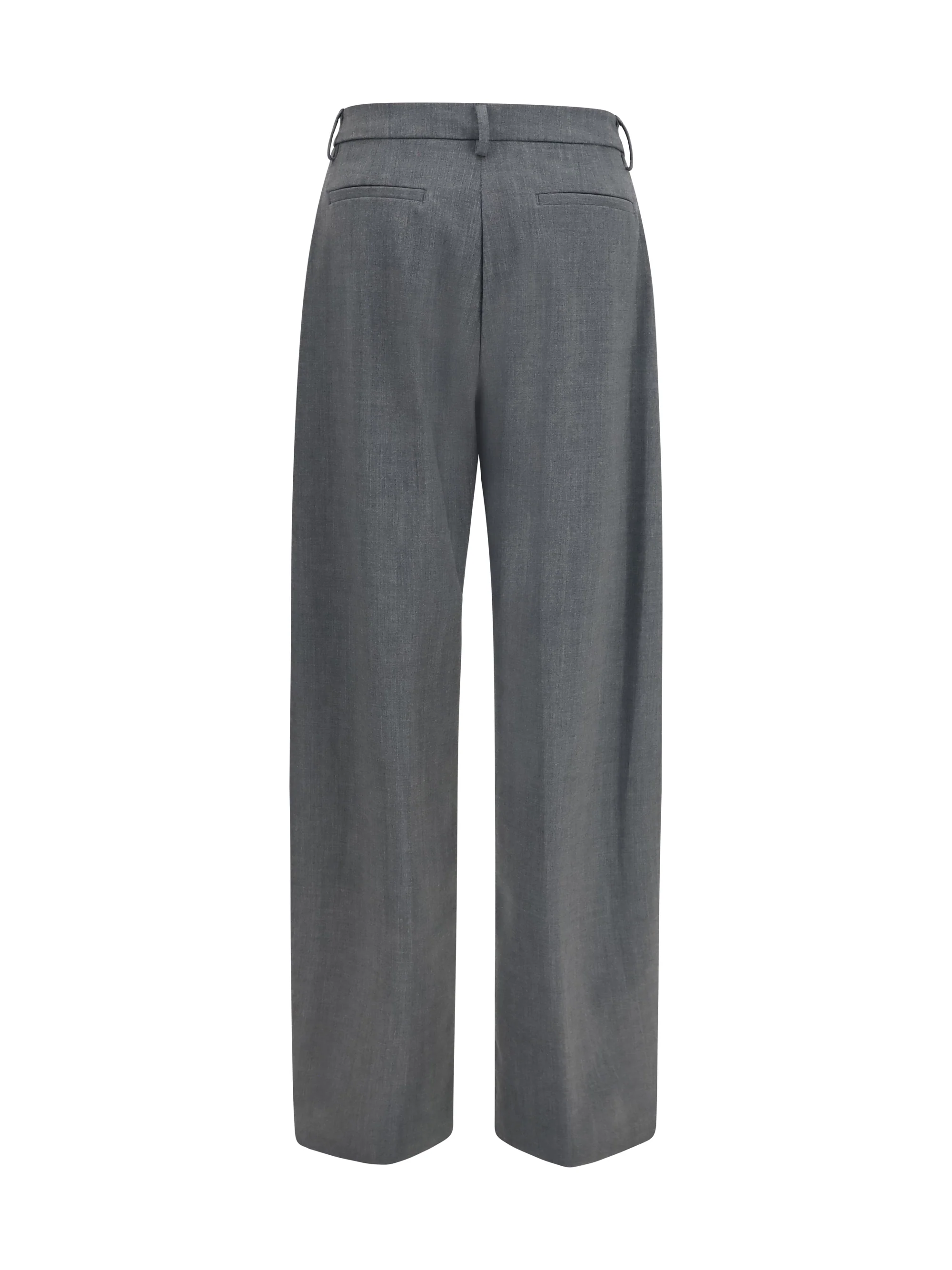 THE LATEST 38 straight-leg wool-blend pants