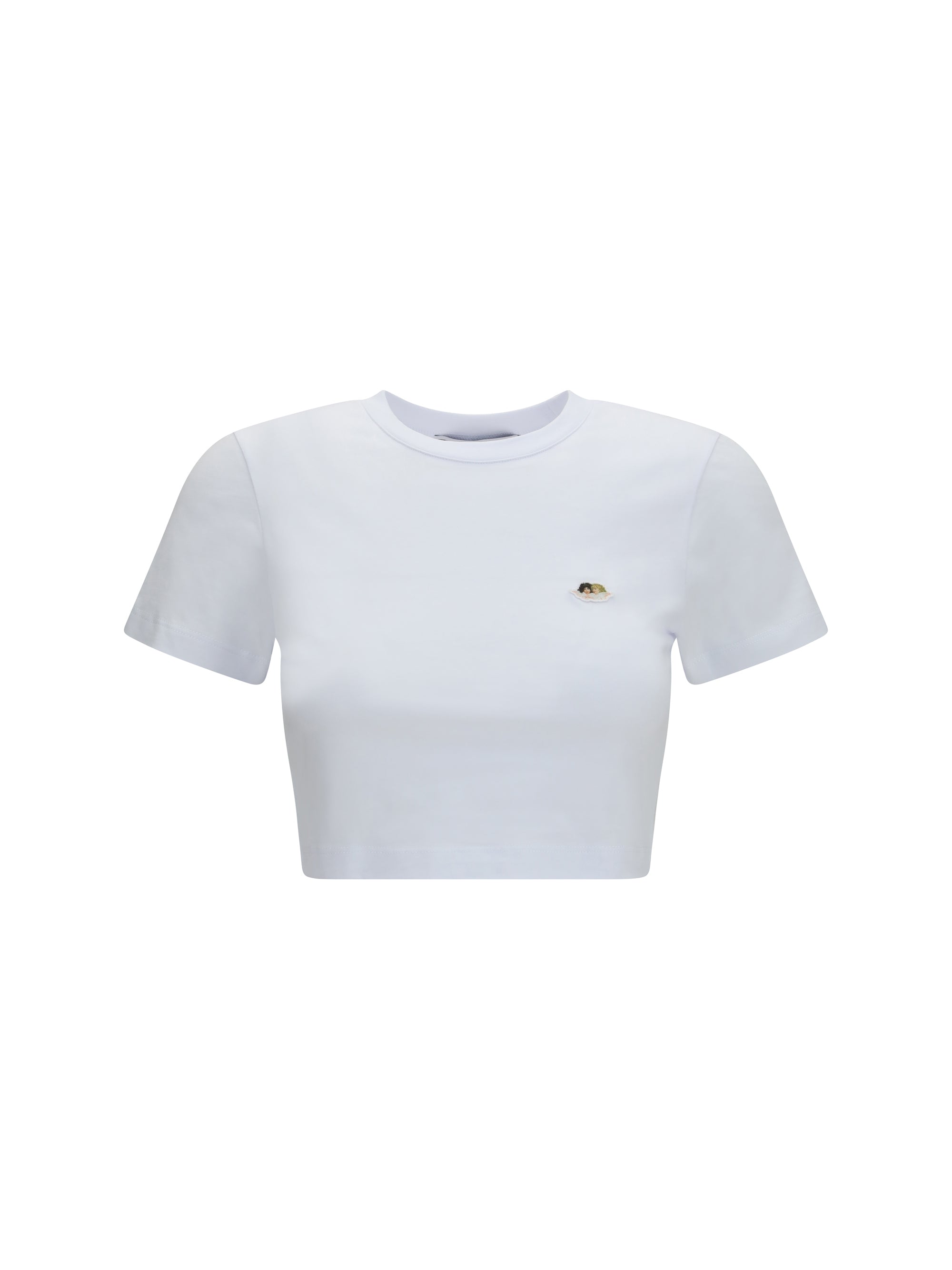 FIORUCCI M angels patch cropped t-shirt