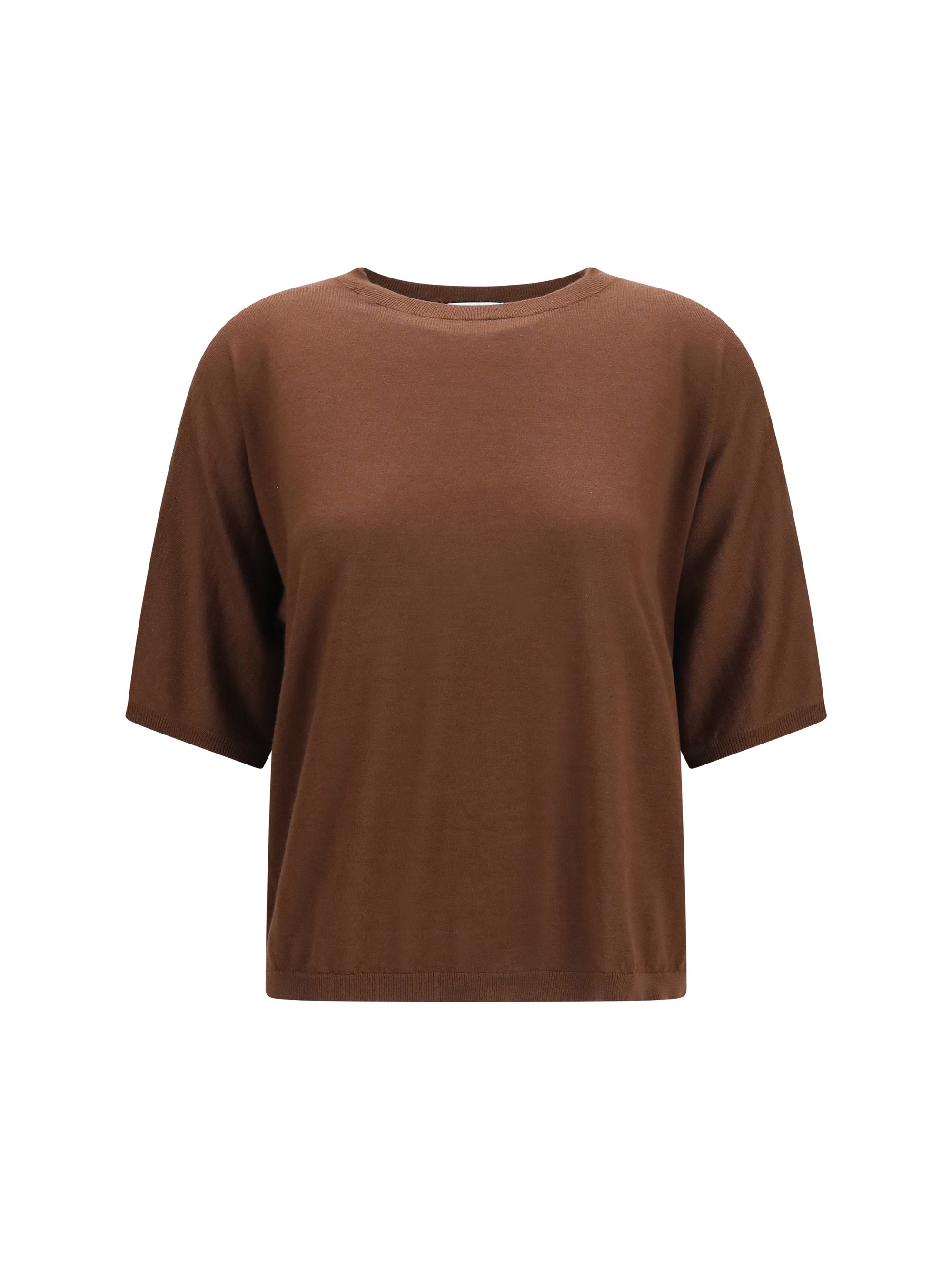 BRUNELLO CUCINELLI M short-sleeve cashmere and silk sweater