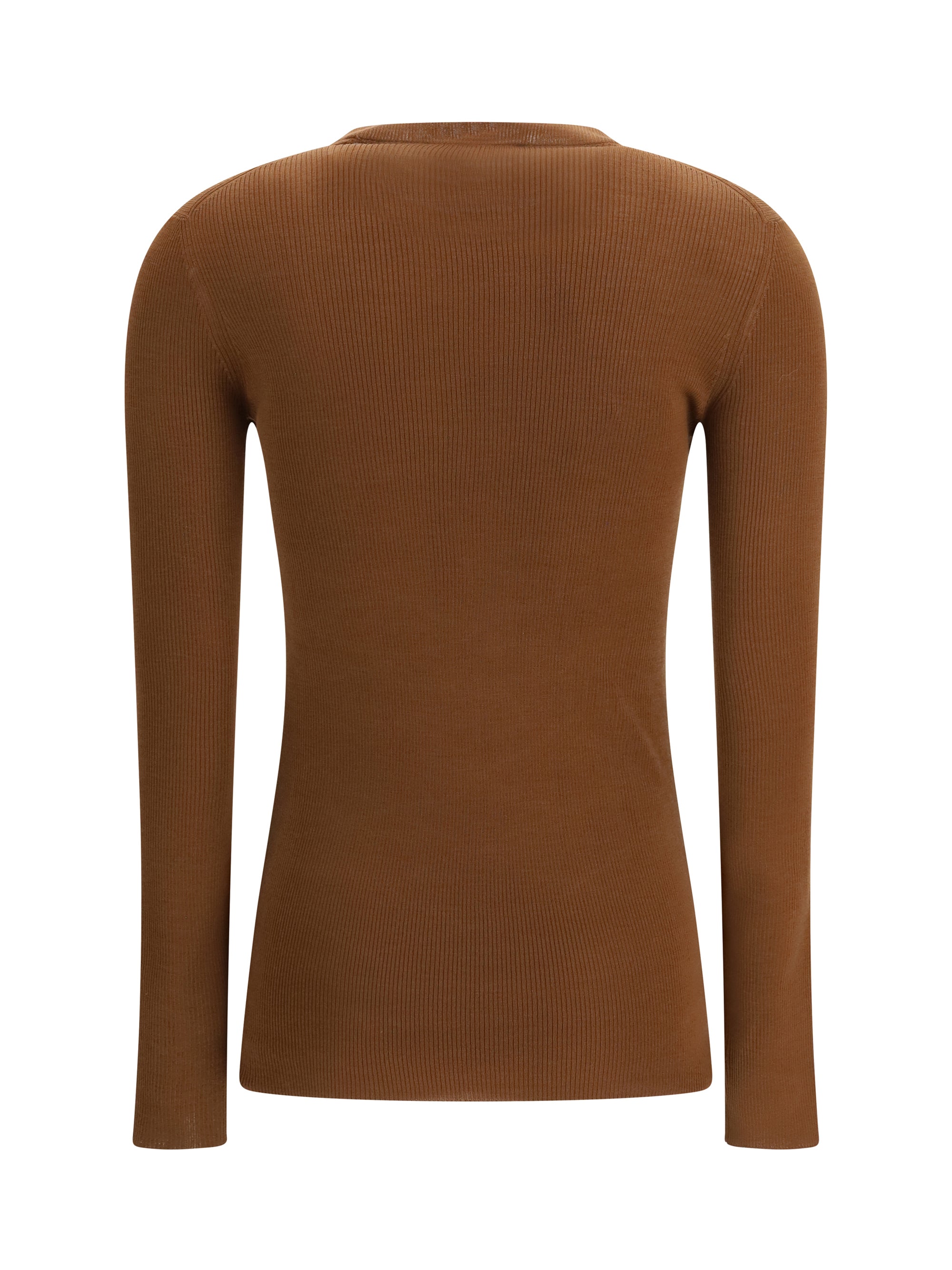 PRADA 42 ribbed wool cardigan