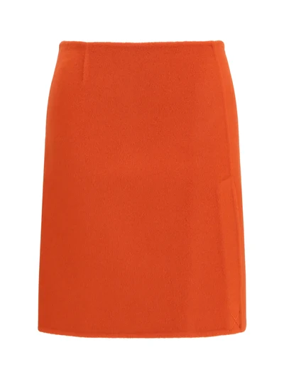 wool mini skirt