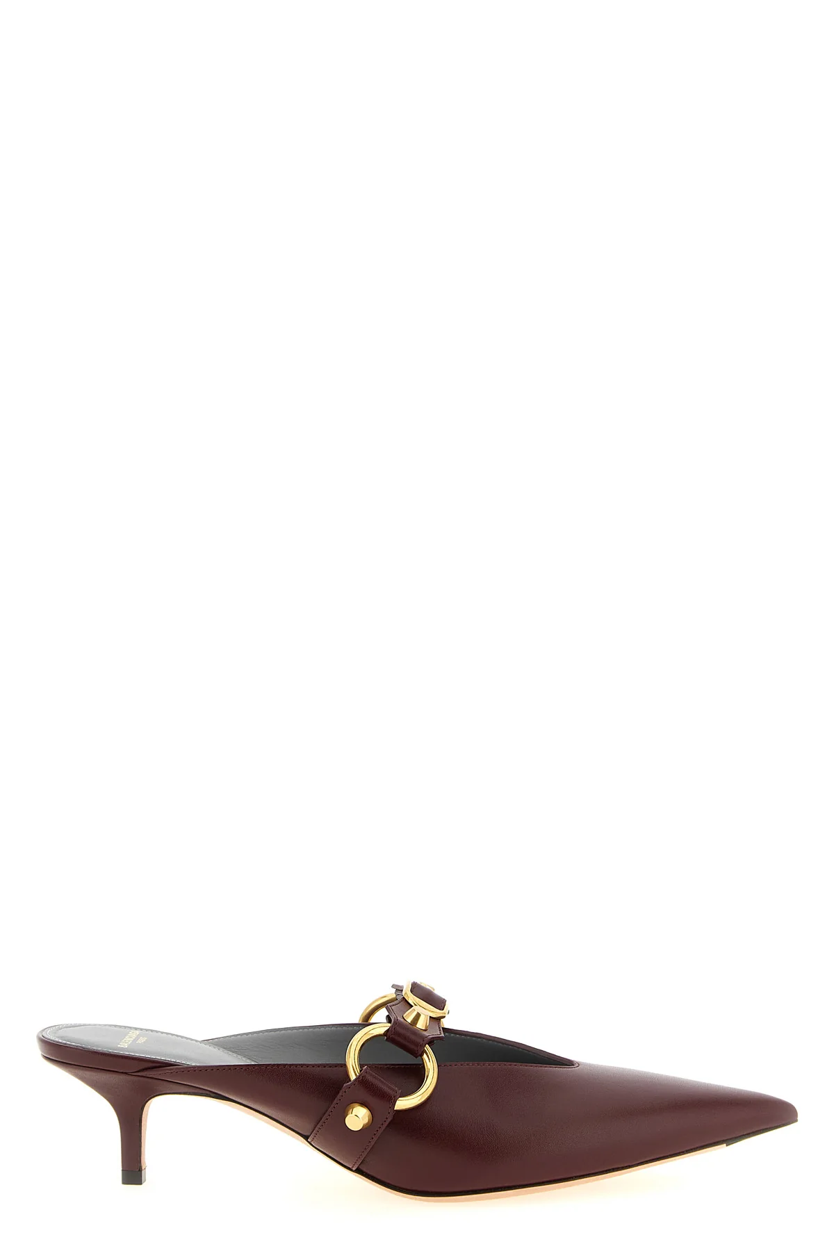 BALENCIAGA 37 the balenciaga city mule defines a rigorous aesthetic through its sharp pointed