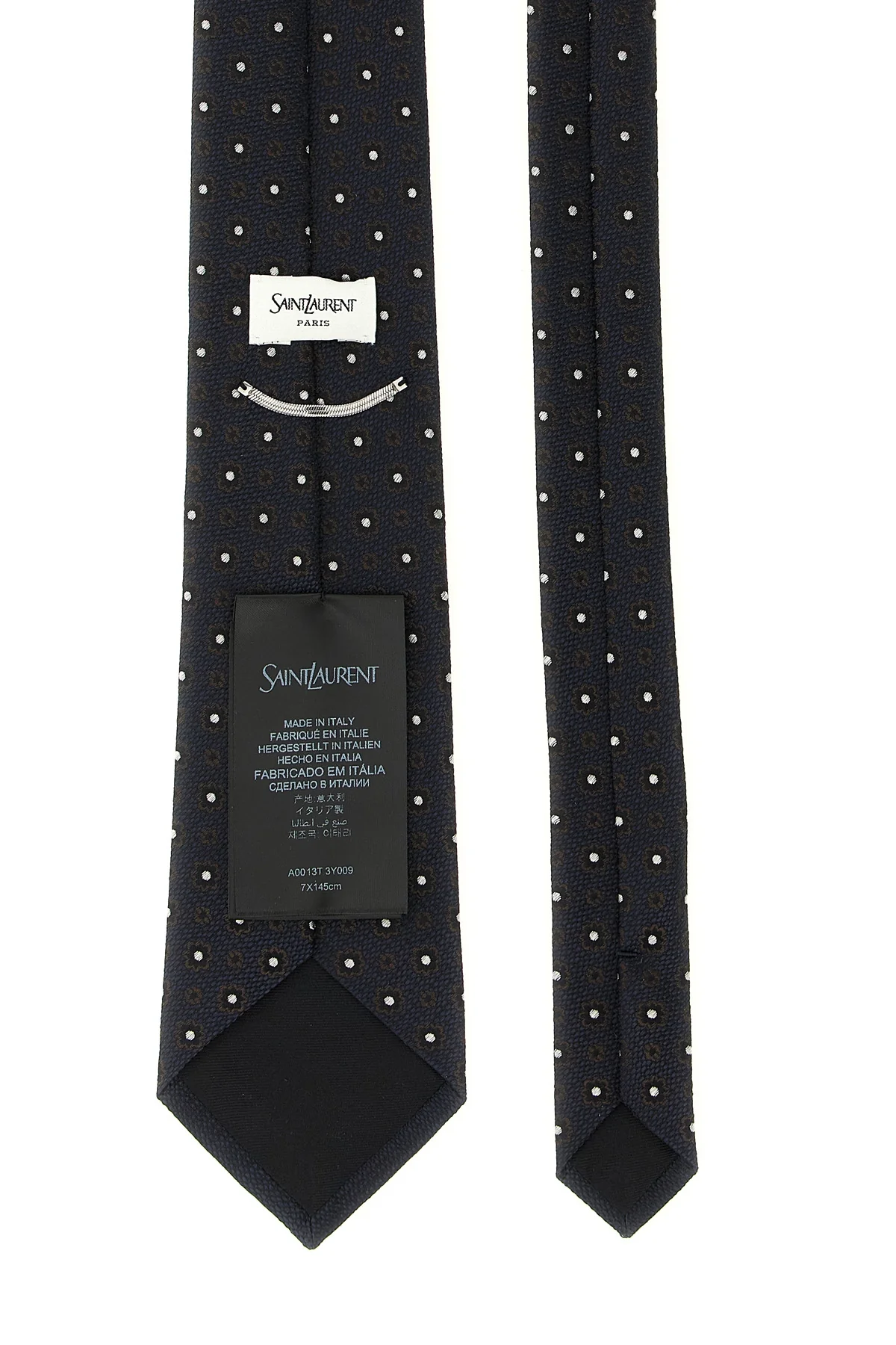SAINT LAURENT L the saint laurent tie in fine silk jacquard