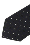 the saint laurent tie in fine silk jacquard