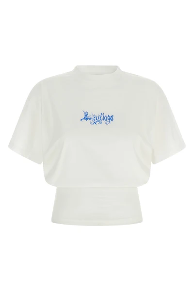 the balenciaga top redefines the proportions of everyday wardrobe through a bold