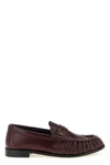 saint laurent le loafer loafers in fine burgundy calf leather redefine everyda