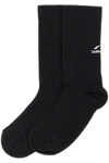 balenciaga techwear high socks in black technical knit define a new standard for