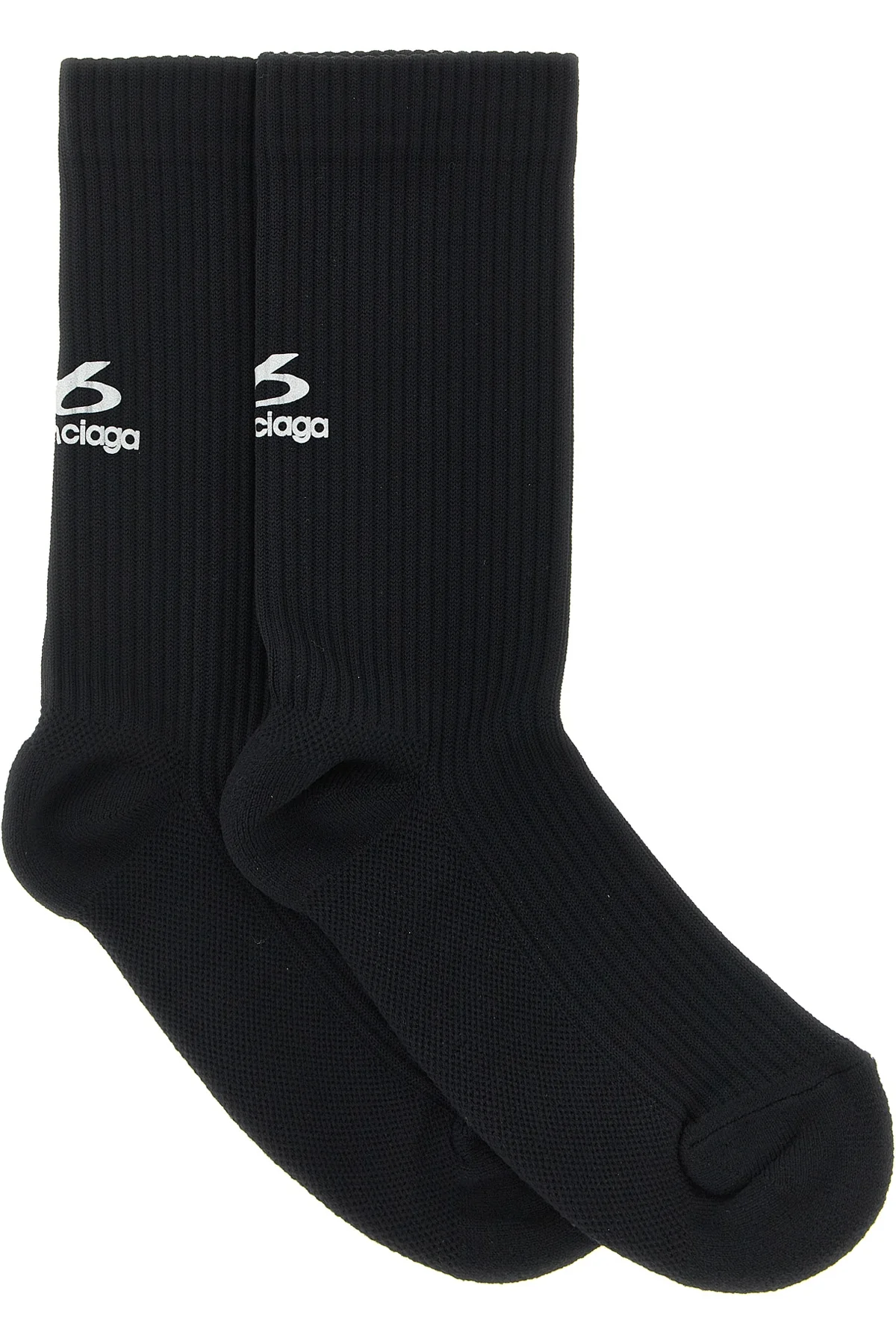 balenciaga techwear high socks in black technical knit define a new standard for