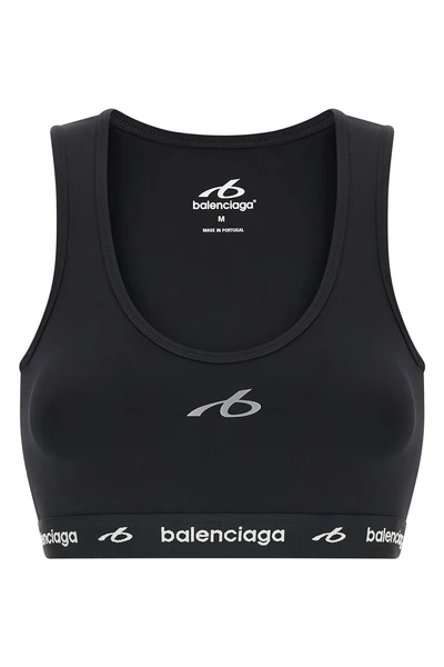 the balenciaga techwear bra top redefines activewear through a rigorous tailor