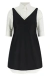 the balenciaga chemisier ibrido mini dress features a sophisticated constructi