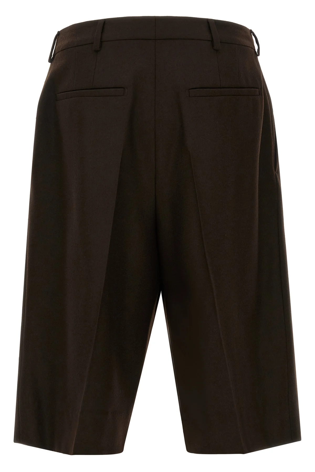 SAINT LAURENT 50 saint laurent tailored bermuda shorts in combed wool flannel