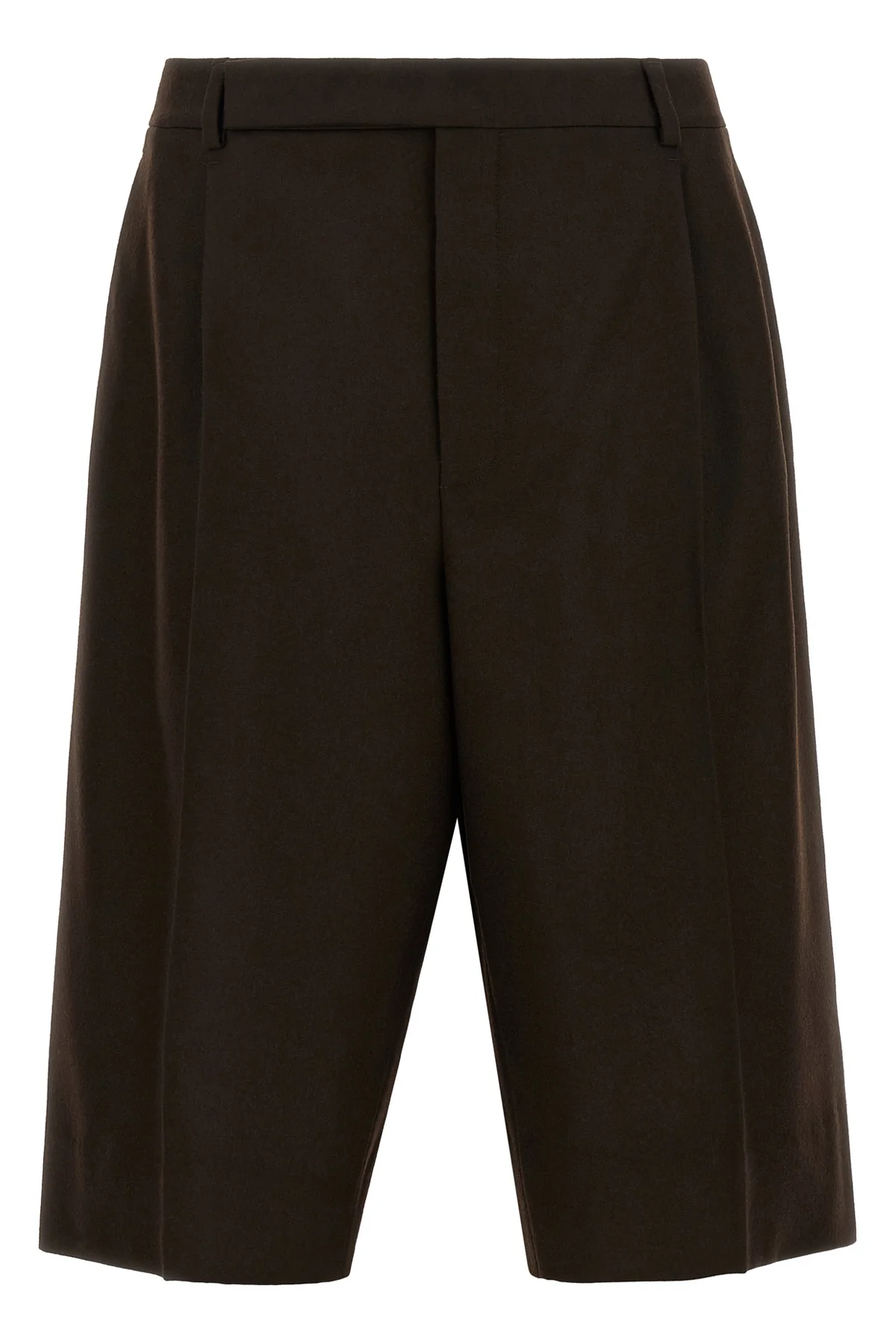 SAINT LAURENT 50 saint laurent tailored bermuda shorts in combed wool flannel