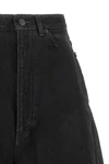 balenciaga jeans redefine denim volumes through a sculptural barrel construction